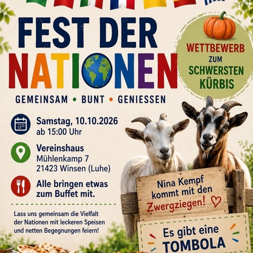 Fest der Nationen zum Erntedank...